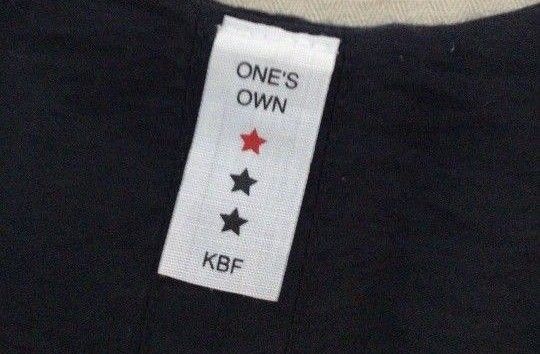 KBF ケービーエフ 　ワンピース 　チュニック　ジャンパースカート　ブラック　ウエストリボン付　ふんわり　大人可愛い　黒シンプル