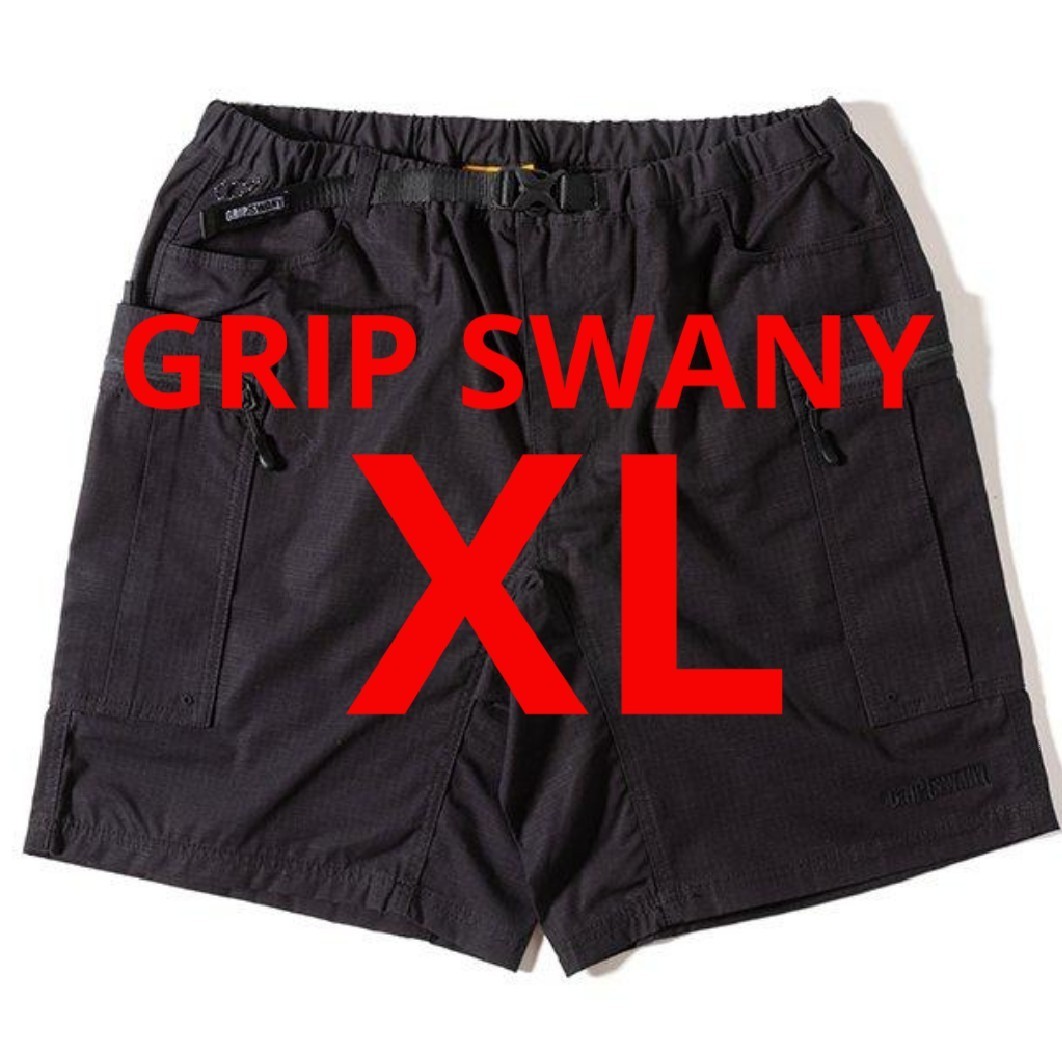 新品★GRIP SWANY FP GEAR SHORTS GSP-83 グリップスワニー 頑強 難燃 ギア ショーツ ブラック XL 焚火 ファイヤープルーフ ショートパンツ