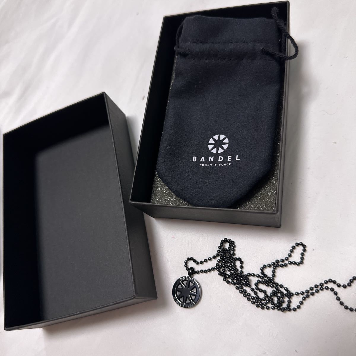 【正規品】BANDEL バンデル Titanium Necklace ネックレス ブラック　チタン　スポーツ ネックレス　サイズ65