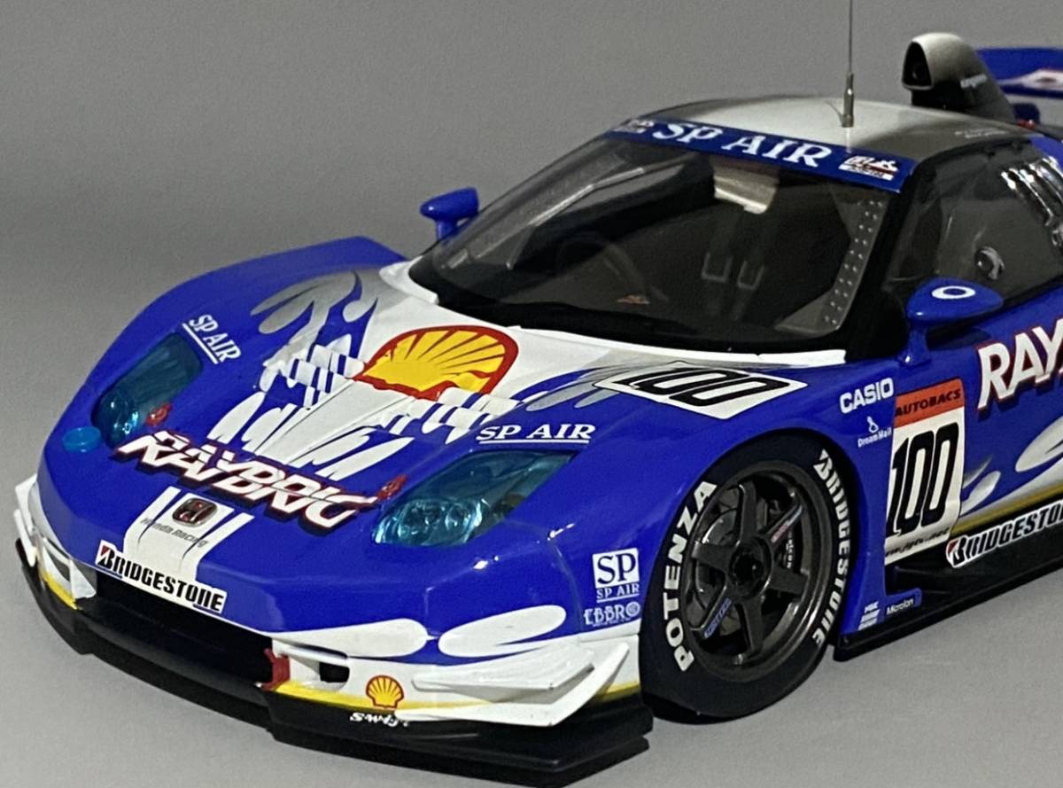 AUTOart 1/18 2004 JGTC GT500 Raybrig Honda NSX #100 ◆ Hiroki Katoh / Shinji Nakano ◆ ホンダ オートアートの画像8