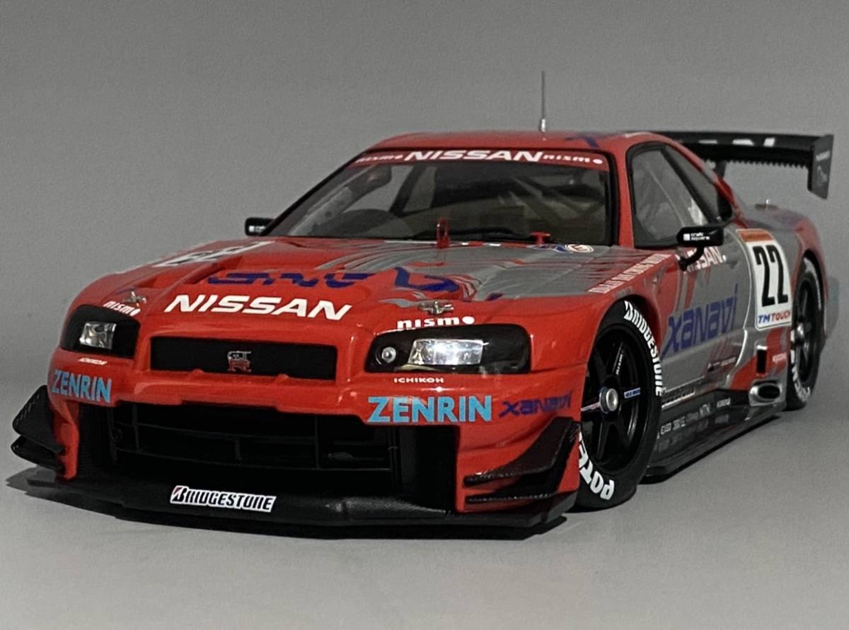 AUTOart 1/18 Nissan Skyline GT-R JGTC 2002 #22 NISMO Xanavi ◇ M