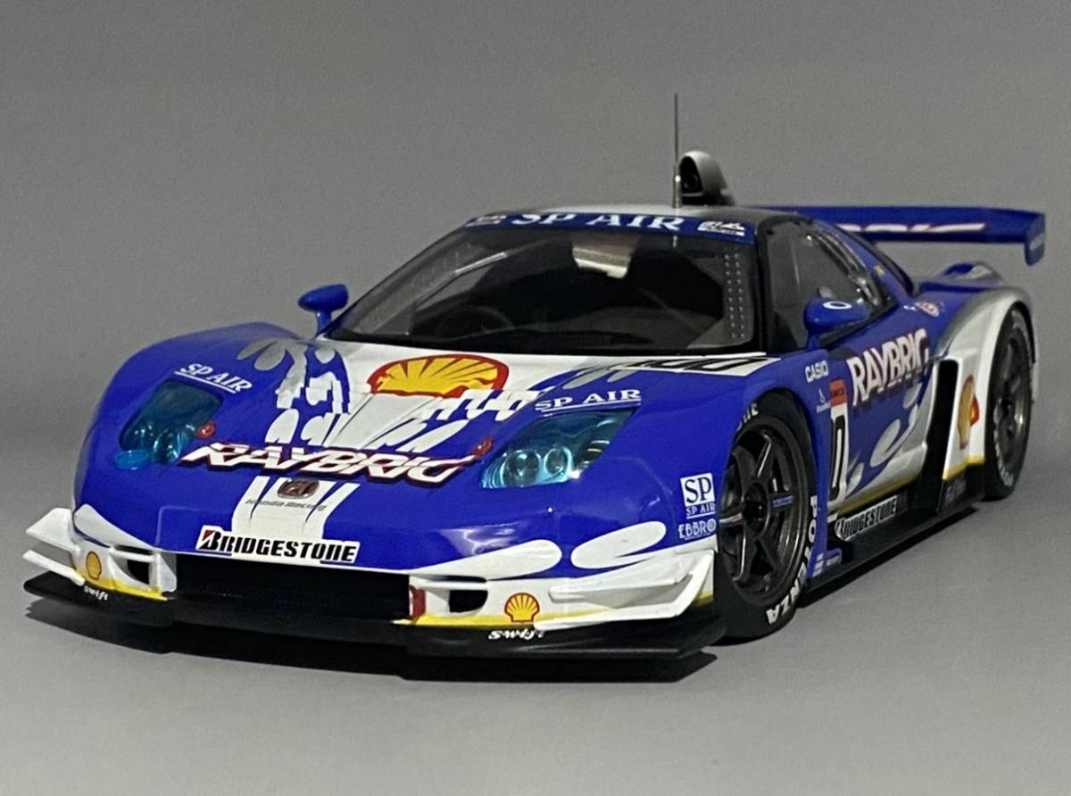 AUTOart 1/18 2004 JGTC GT500 Raybrig Honda NSX #100 ◆ Hiroki Katoh / Shinji Nakano ◆ ホンダ オートアートの画像2