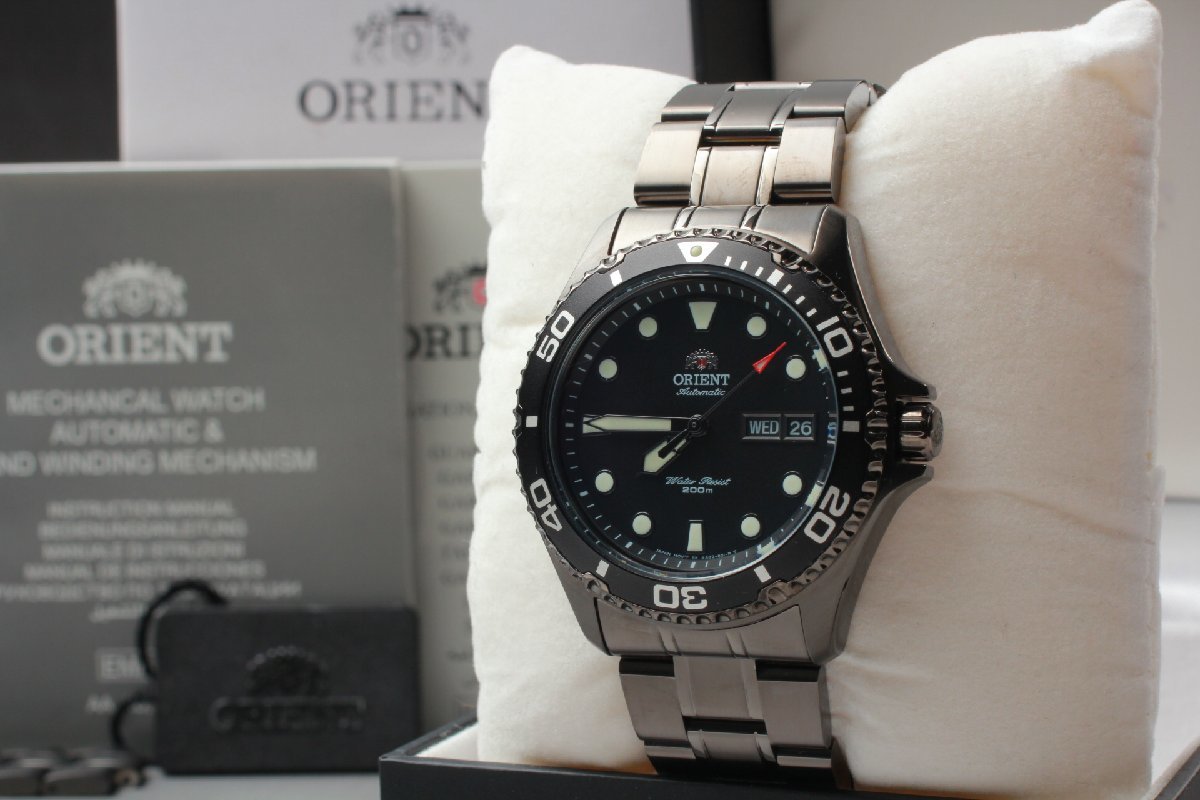 安価 ワタナベ 【完動品 美品 箱付き】Orient Ray あまりゴマあり