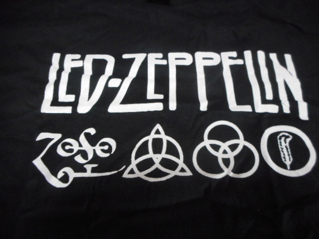 レッド・ツェッペリン　Led Zeppelin シンボルマーク　Ｔシャツ　Ｌサイズ　ブラック_画像3