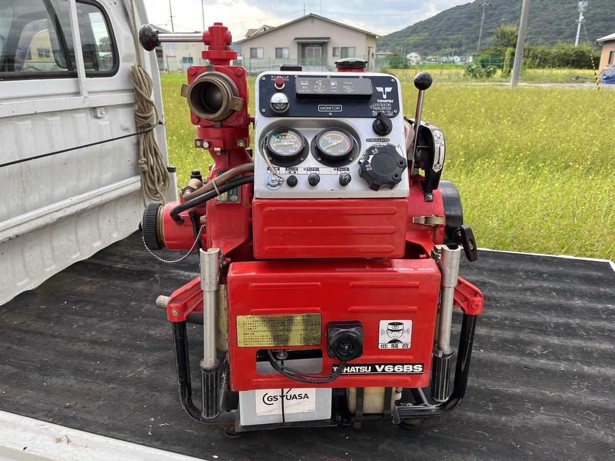 可搬消防ポンプ トーハツ TOHATSU V66BS セルスタート 引き取り限定 発送不可 兵庫県_画像1