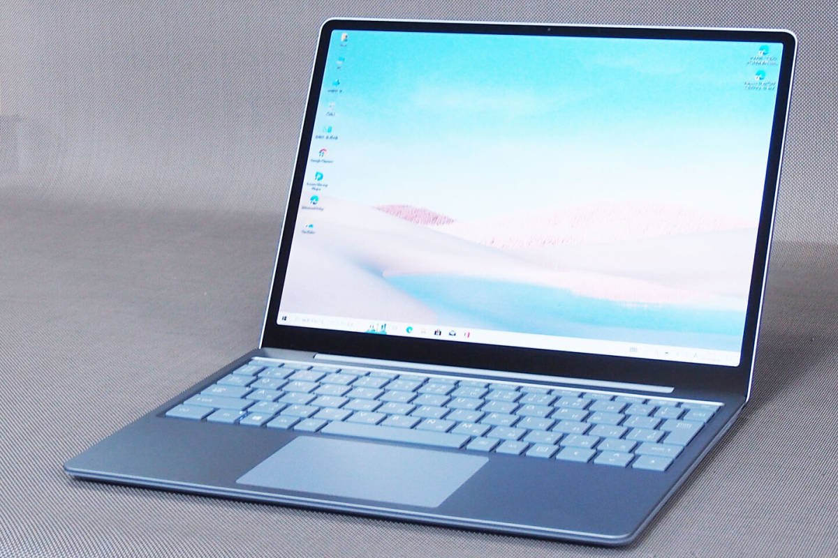 【即配】希少カラー！第10世代Corei5！SSD256G+8G！Surface Laptop Go 12.4型高解像度タッチ液晶 i5-1035G1U Win10 リカバリ