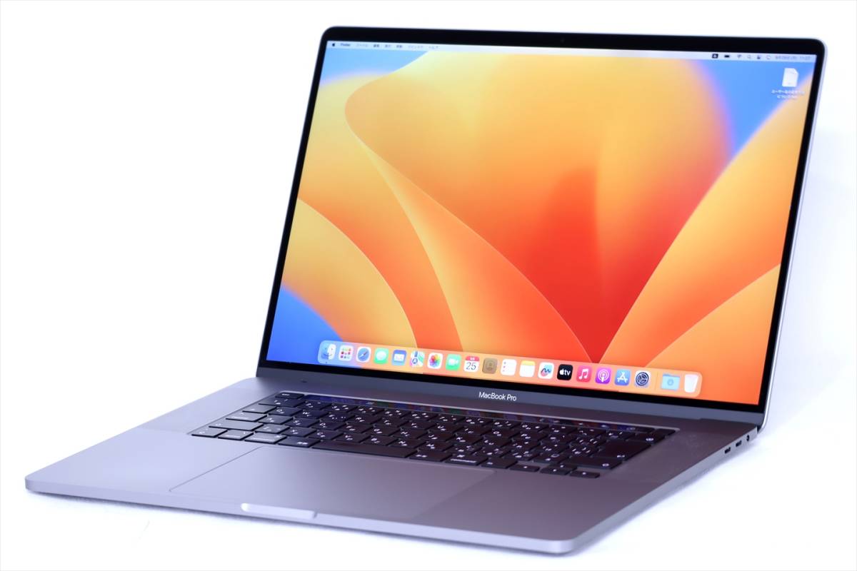 【即配】Corei7搭載贅沢スペックパワフルPC！MacBookPro 15 2019 i7-9750H 16G SSD512G Radeon Pro5300M 15.4Retina Mac OS 13 Ventura