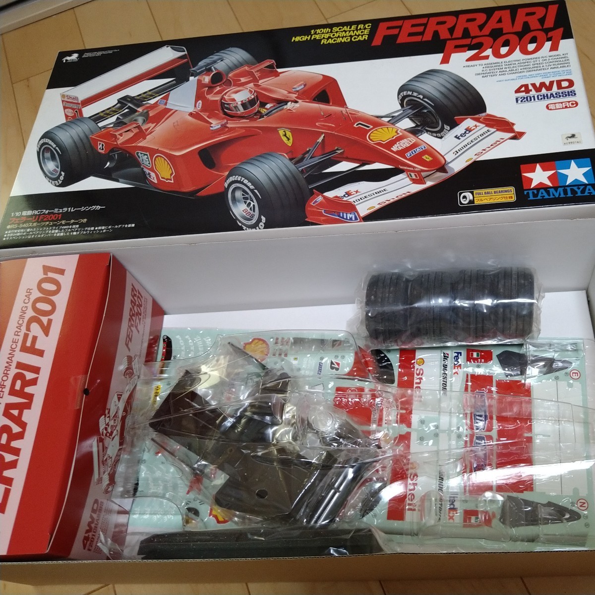 Ferrari F2001 フェラーリ タミヤ TAMIYA 1/10 田宮 未組立 4WD レア