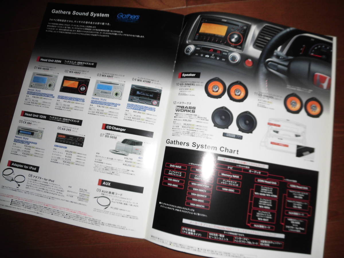  Civic * модель R [ сопутствующие предметы каталог 2007 год 7 месяц 14 страница ] Brembo * тормозные накладки / аудио / navi др. размещение modulo / Gathers 