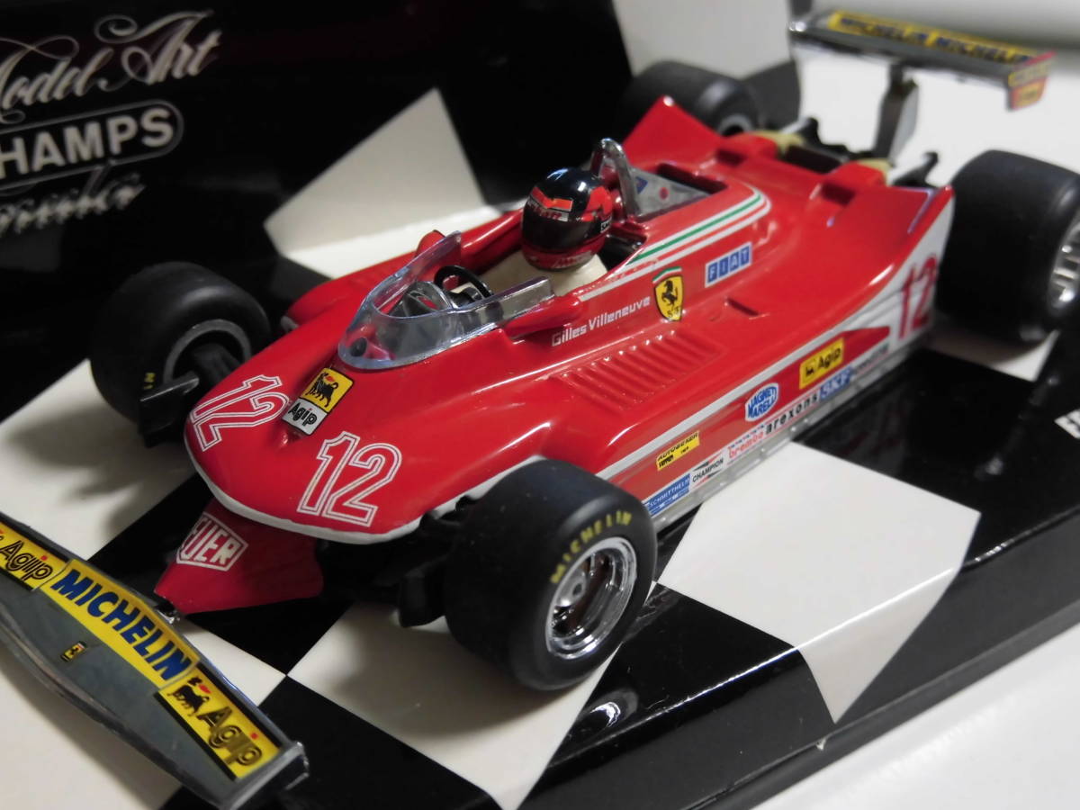 在庫処分】 フェラーリ312T4 ジル・ヴィルヌーブ 【PMA 1/43