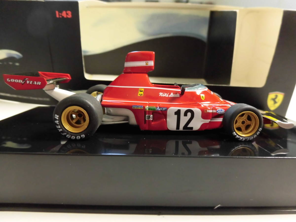 フェラーリ312B3-74　【ホットウィール　マテル・エリート　1/43　F1ミニカー】_画像6