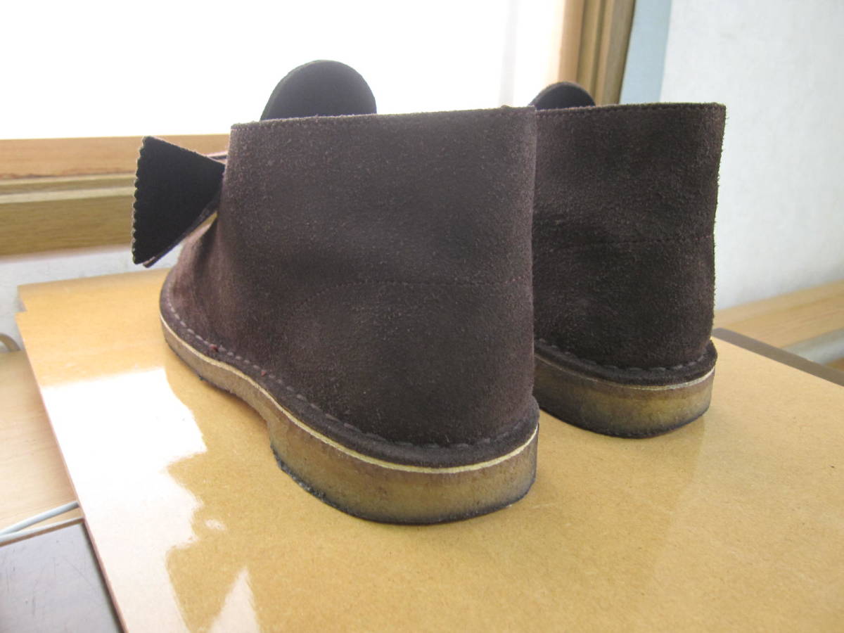 クラークス　デザートブーツ 　スエード　ブラウン　ＵＫ７　US８　チャッカブーツ　25.5−26cm程度　革靴_画像7