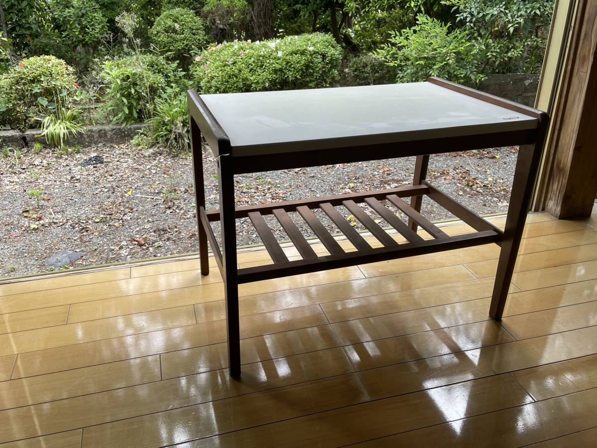 karimoku カリモク 白天板 サイドテーブル コーヒーテーブル _画像1