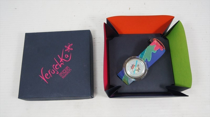 POP swatch 腕時計 refuschka デザイン ケース 箱付き ファッション 雑貨[未使用品]
