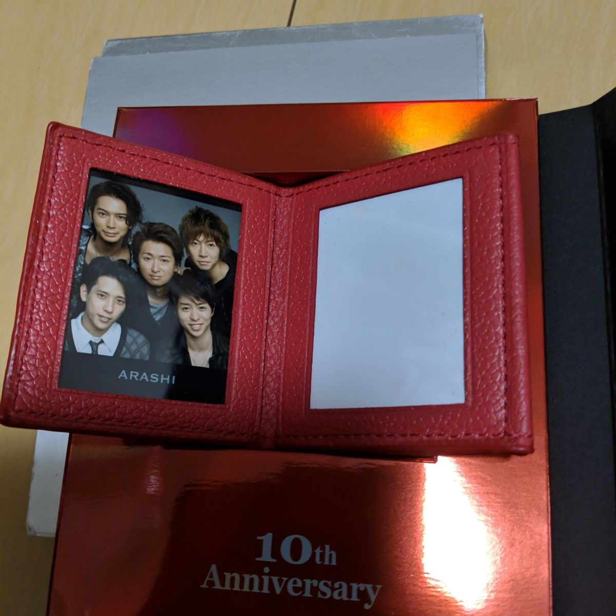 嵐　ARASHI FC限定10周年記念オリジナルフォトケース　未使用品　非売品　送料無料 ファンクラブ 会員限定