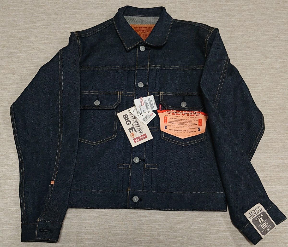 新品 未使用 LEVI'S 507XX 71507-XXOR BIG E リーバイス 日本製 G