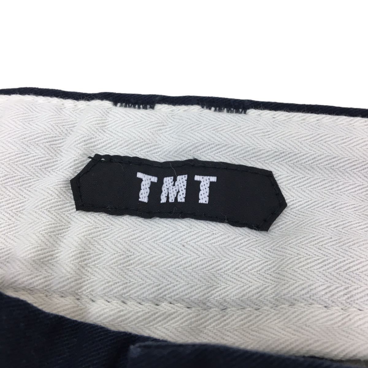 ND137 日本製 TMT ティーエムティー ロングパンツ 長ズボン ボトムス コットン 綿100% ネイビー系 メンズ M_画像7