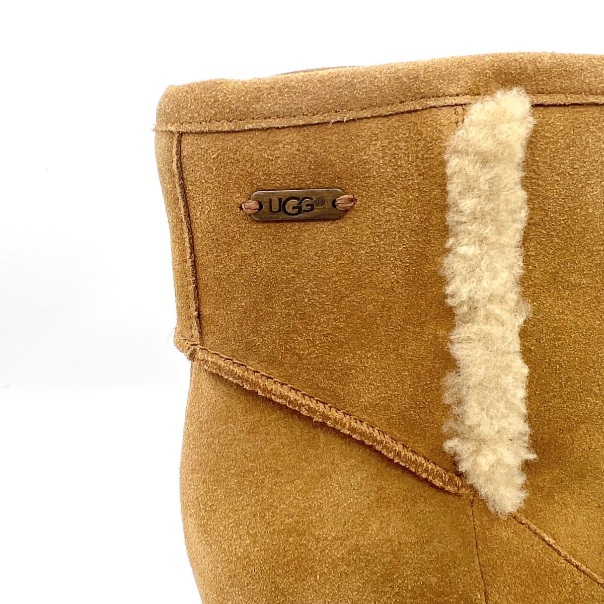 UGG インヒール ムートンブーツ 美品 - ブーツ