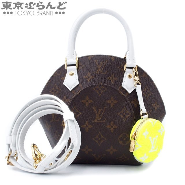 101686396 ルイヴィトン LOUIS VUITTON エリプスBB 2way M20752 マロンxブラン ゴールド金具 モノグラムショルダーバッグ レディース_画像1