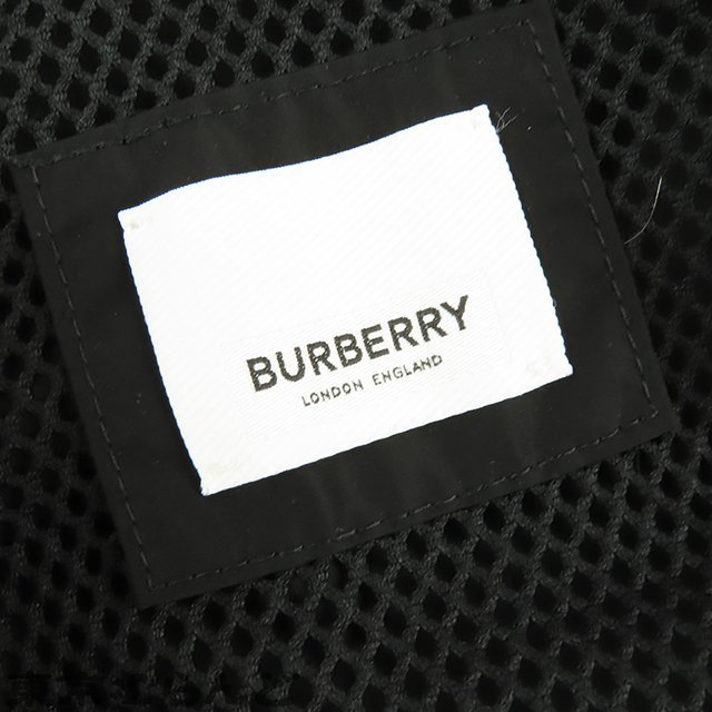 101683323 バーバリー BURBERRY ジップ ジャケット 黒 ブラック ポリエステル ティッシ期 XS TP アウター メンズ_画像6