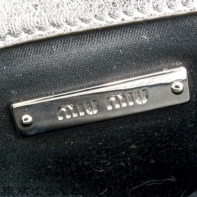 安価 ワタナベ ビジューバッグ ナッパクリスタル マテラッセ MIUMIU
