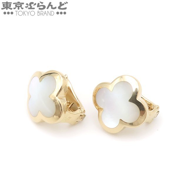 独創的 K18YG VCARA39100 ピアス ピュアアルハンブラ Arpels & Cleef