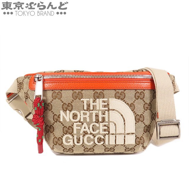 グッチ GUCCI ノースフェイス コラボ ウエストバッグ