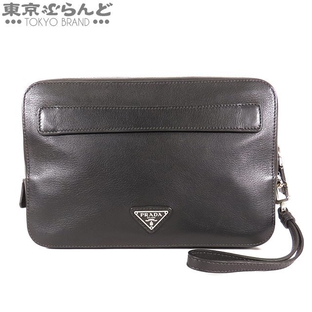 超人気新品 ブラック VR0052 クラッチバッグ PRADA プラダ 101688555