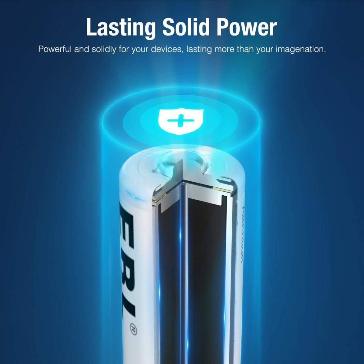単4電池 16個 EBL 単4電池 充電式 16個パック 単四電池 ニッケル水素電池 高容量1100mAh 単4充電池 約1200_画像2