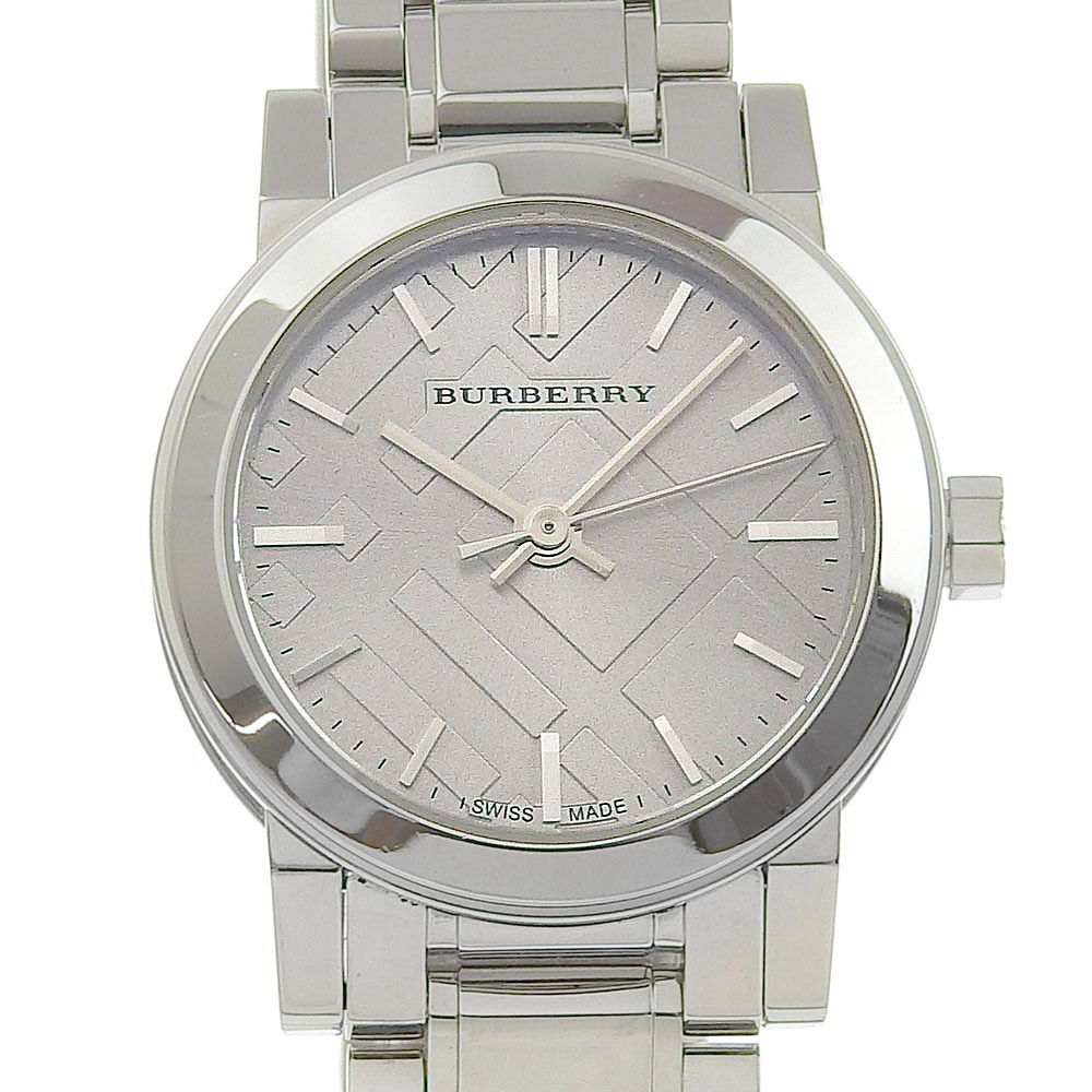 オンライン限定商品】 シルバー SS 腕時計 BU9229 バーバリー BURBERRY
