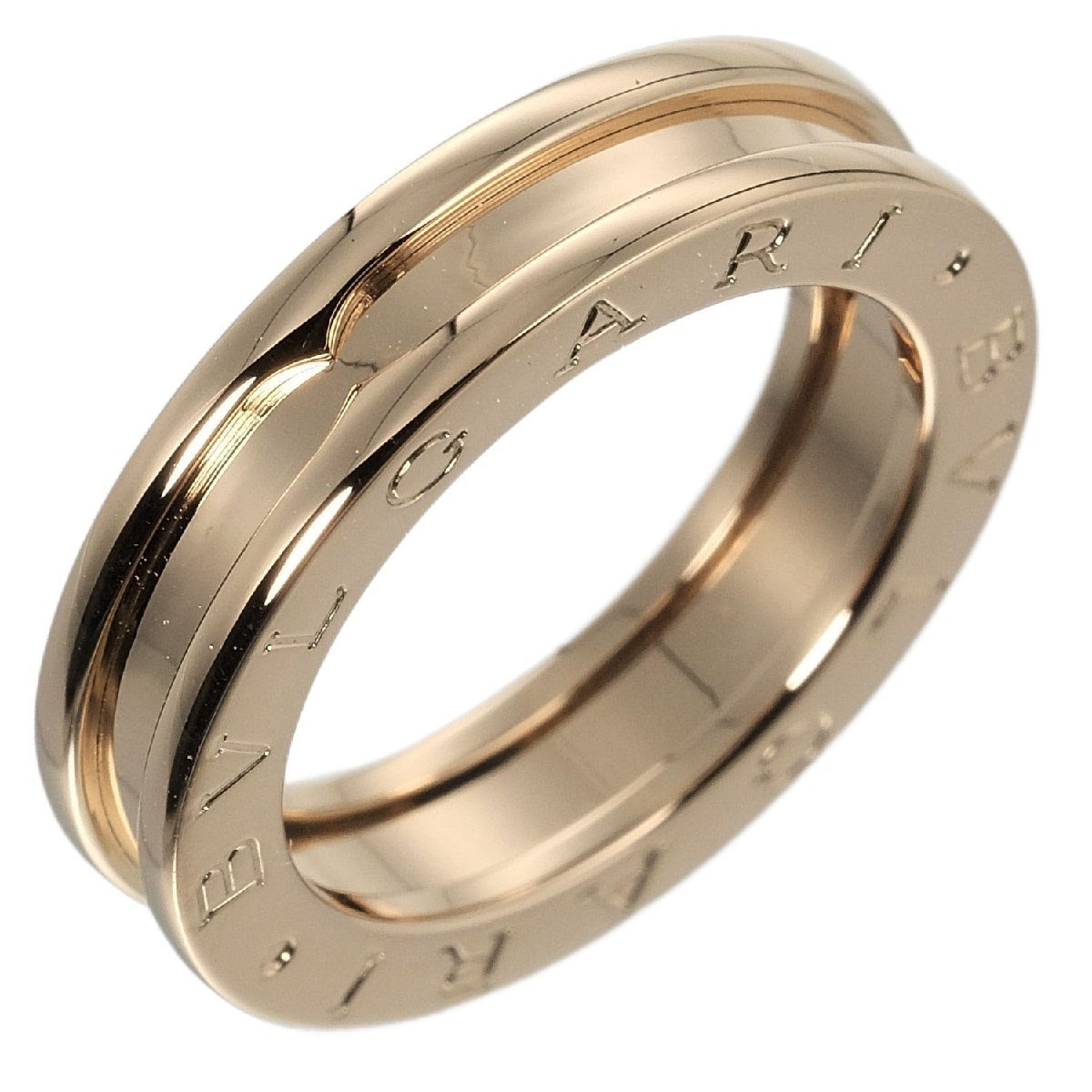 Bulgari Beau Zero One Band № 10 Кольцо кольца 6.95G K18PG Pink Gold B.Zero1 Bvlgari [I160823075] Используется