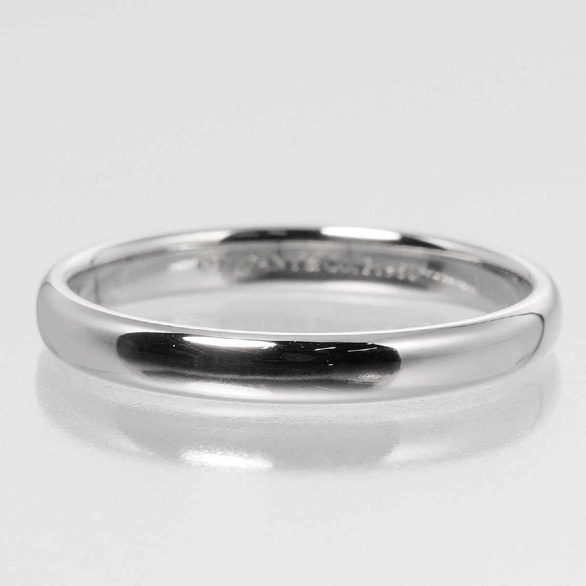 Tiffany four ever wedding ring ring 19.5 number Classic band 3mm model 5.19g Pt950 platinum [I182323011] used 
