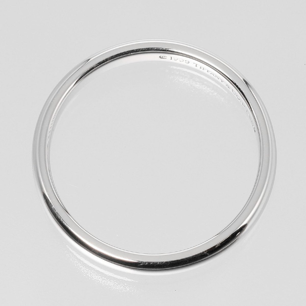  Tiffany four ever свадьба кольцо кольцо 13.5 номер Classic частота 3mm модель 4.82g Pt950 платина [I182323010] б/у 