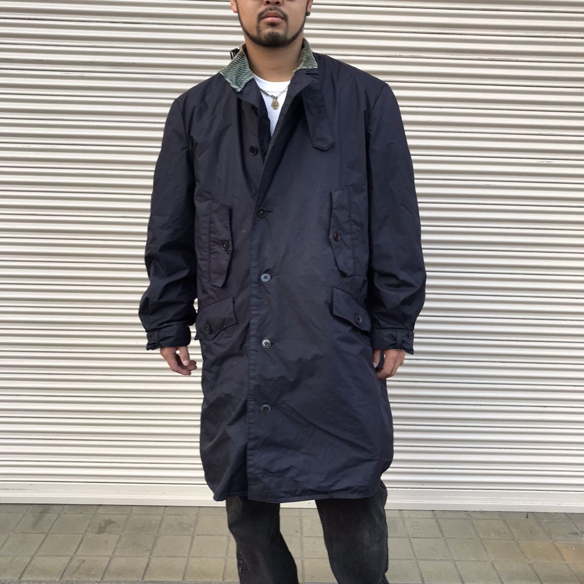 絶妙なデザイン yohji HOMME◇18AW/レイヤードロング/コート/3/ウール