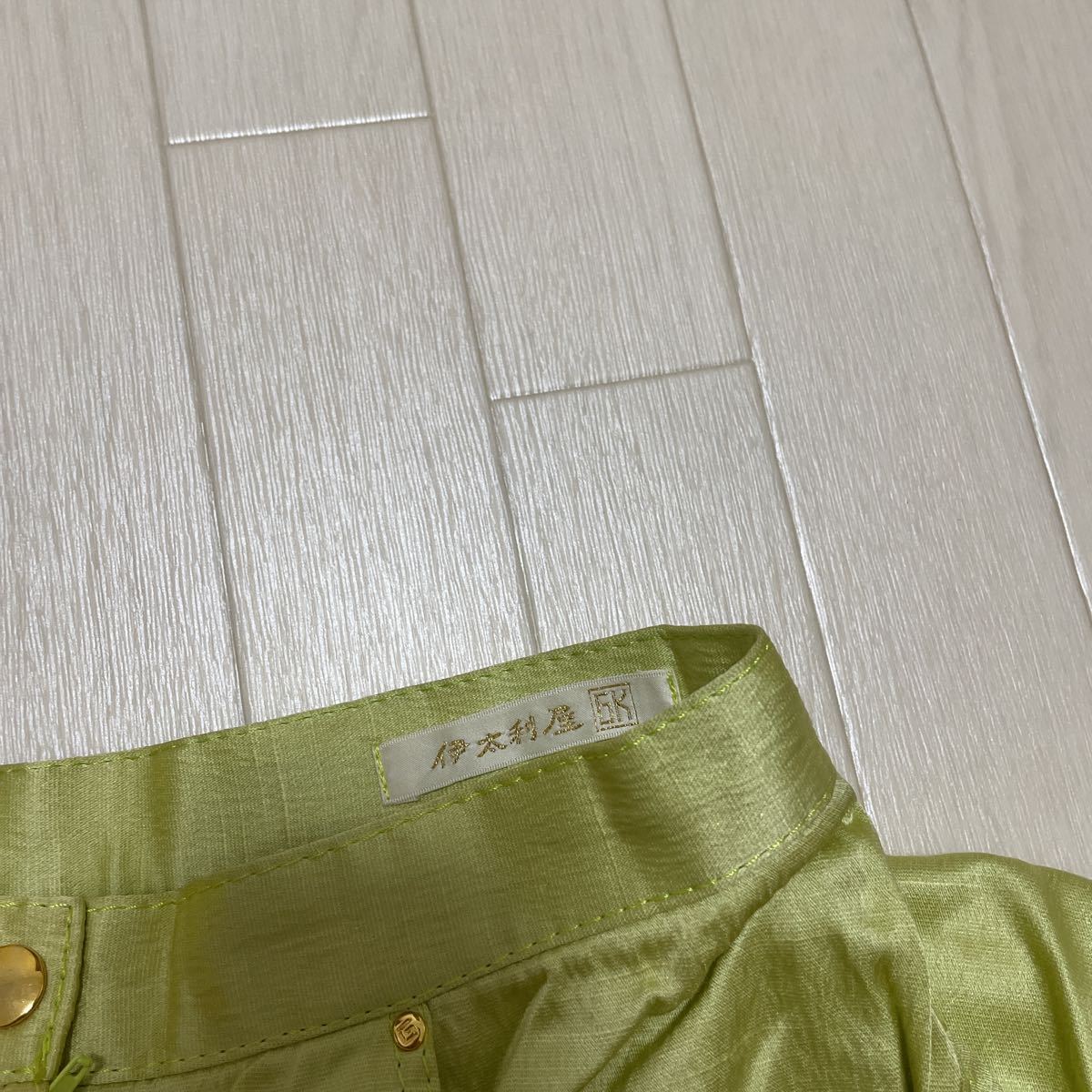  мир 9*① Italiya casual брюки низ стразы 7 женский зеленый 