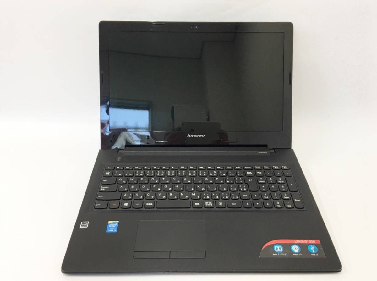Lenovo レノボ ノートパソコン 80E5019NUP 箱付き パソコン パーソナルコンピューター ブラック 黒 初期化済 15.6インチ_画像3