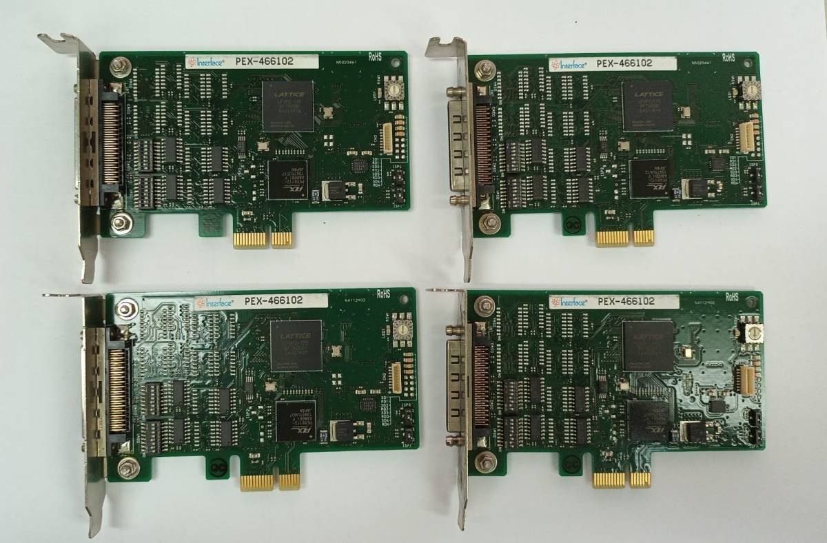 動作品 Interface PEX-466102 PCI-e card Lot of 4pcs