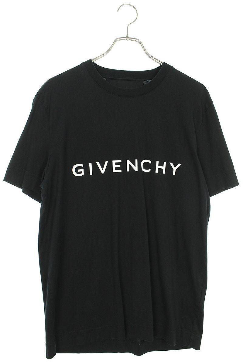 最前線の GIVENCHY ジバンシィ BM716G3YAC BS99 中古 ロゴプリント