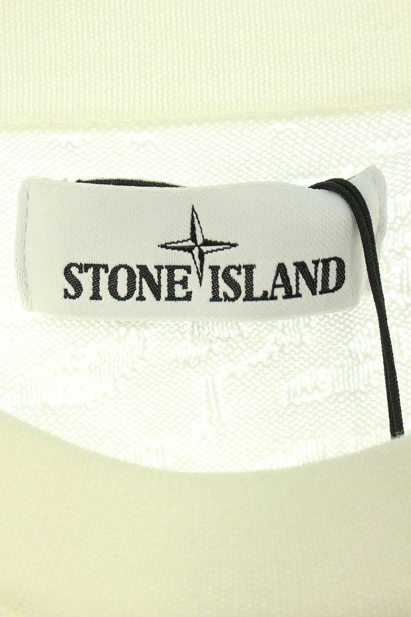 ストーンアイランド STONEISLAND 7815515B3 サイズ:M クルーネックプルオーバーニット 中古 FK04_画像3