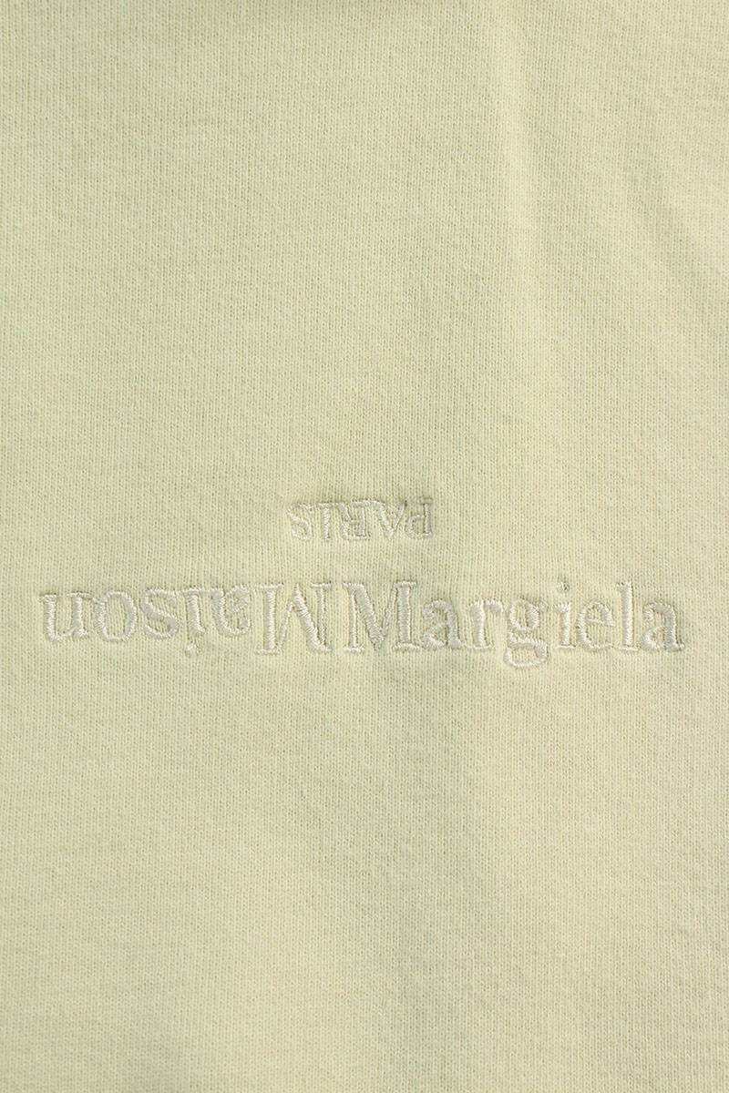 メゾンマルジェラ Maison Margiela 22SS S50GU0191 サイズ:S 逆さロゴ刺繍オーバーサイズプルオーバースウェット 中古 SB01_画像4