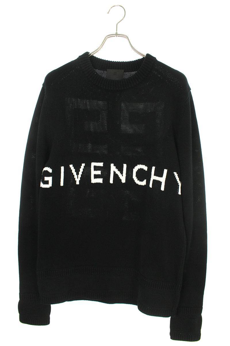 新品】Givenchy ジバンシー 4G ブラックニットセーター-