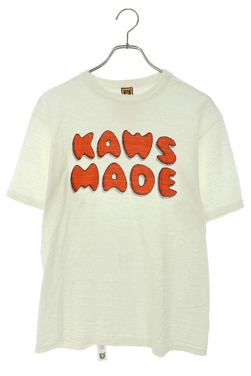 高級ブランド T-SHIRT Logo KAWS MADE HUMAN ヒューマンメイド サイズ