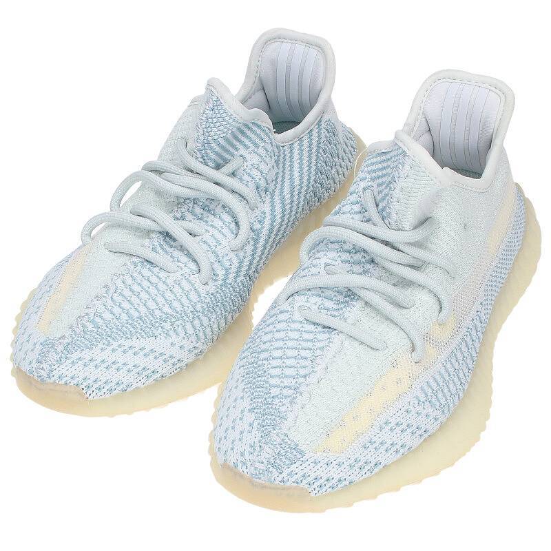 アディダス カニエウエスト adidas YEEZY BOOST 350 V2 CLOUD WHITE 23cm FW3043 イージーブーストクラウドホワイトスニーカー 中古 SB01_画像5