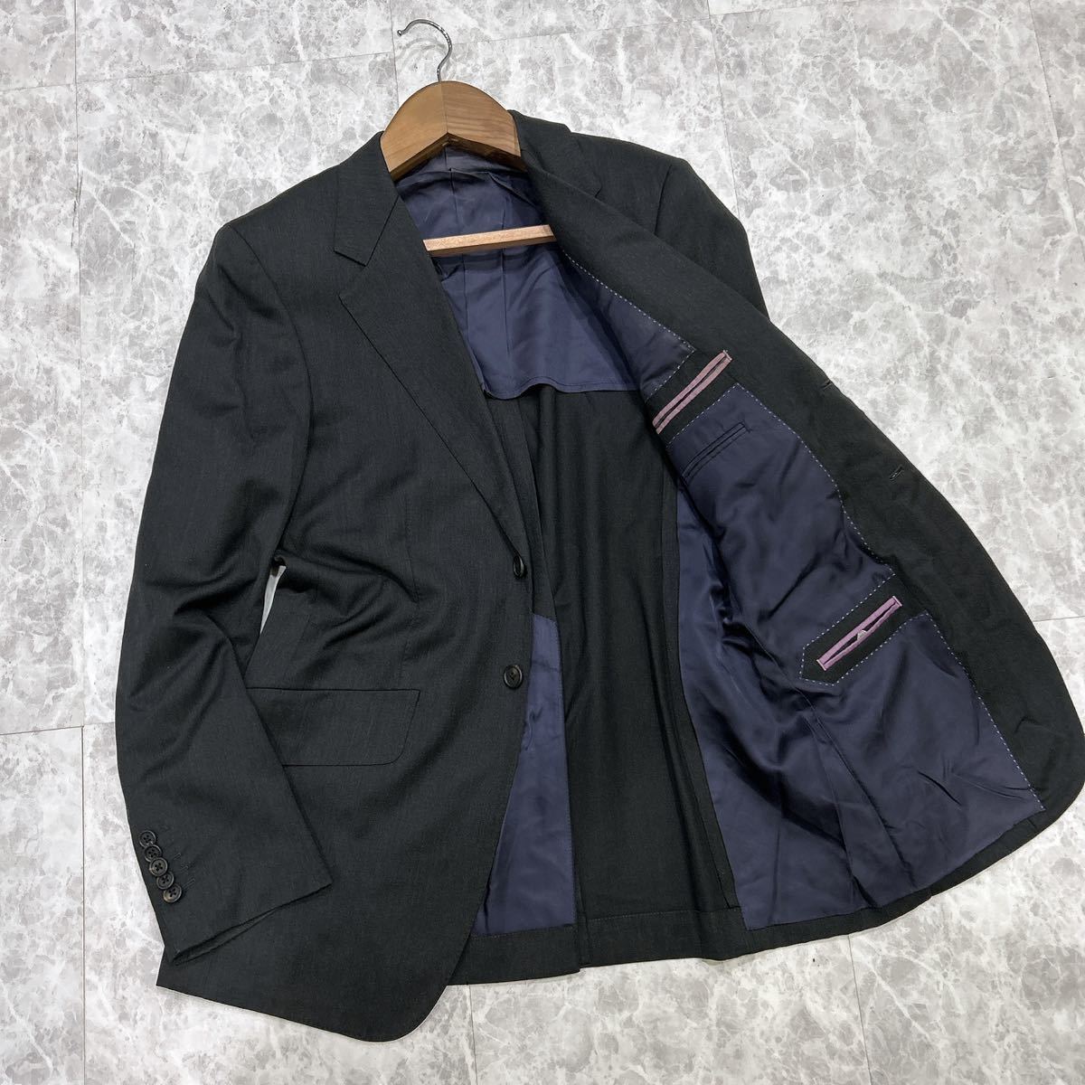 P @ 日本製 '高級感溢れる'『Paul Smith ポールスミス』高品質 WOOL