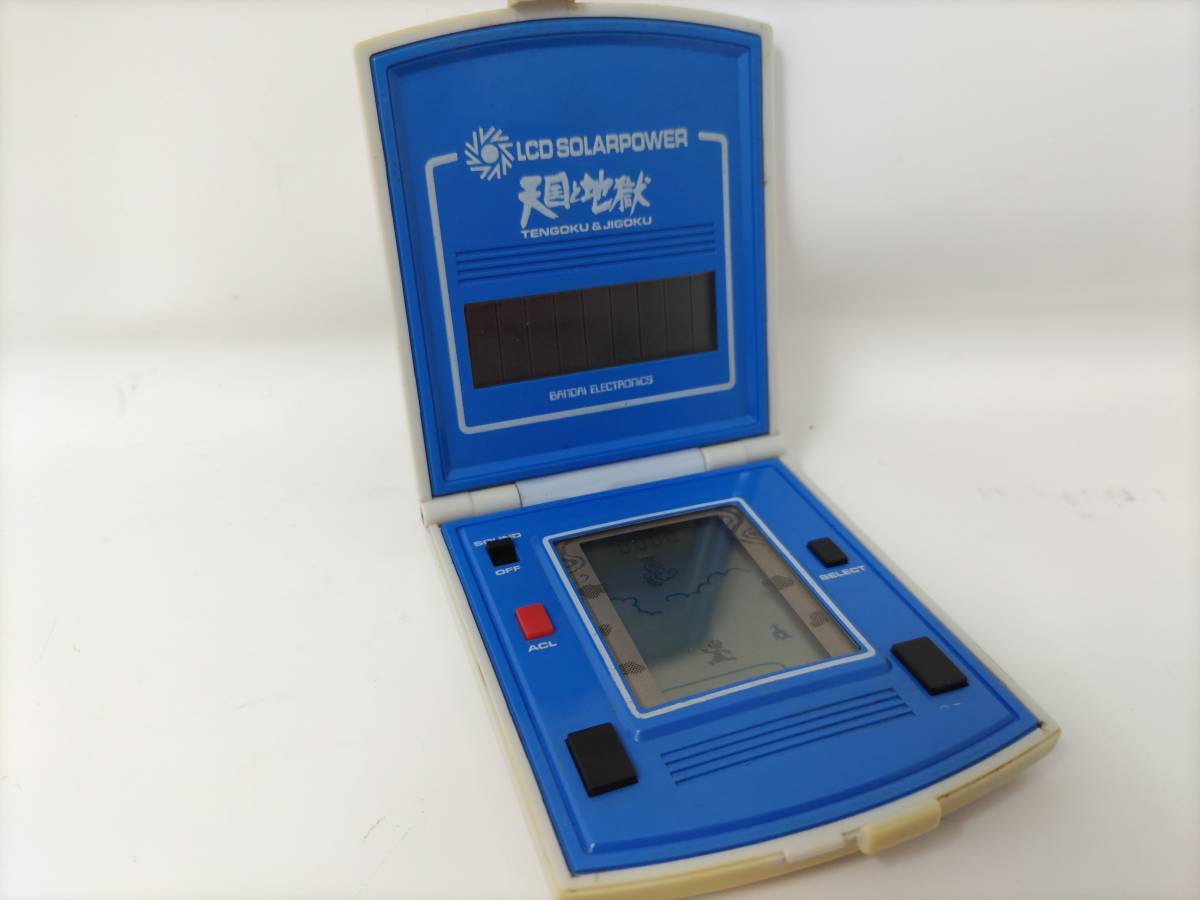 BANDAI LCD SOLAR POWER バンダイ 天国と地獄 LCDゲーム ソーラーパワー1982年製