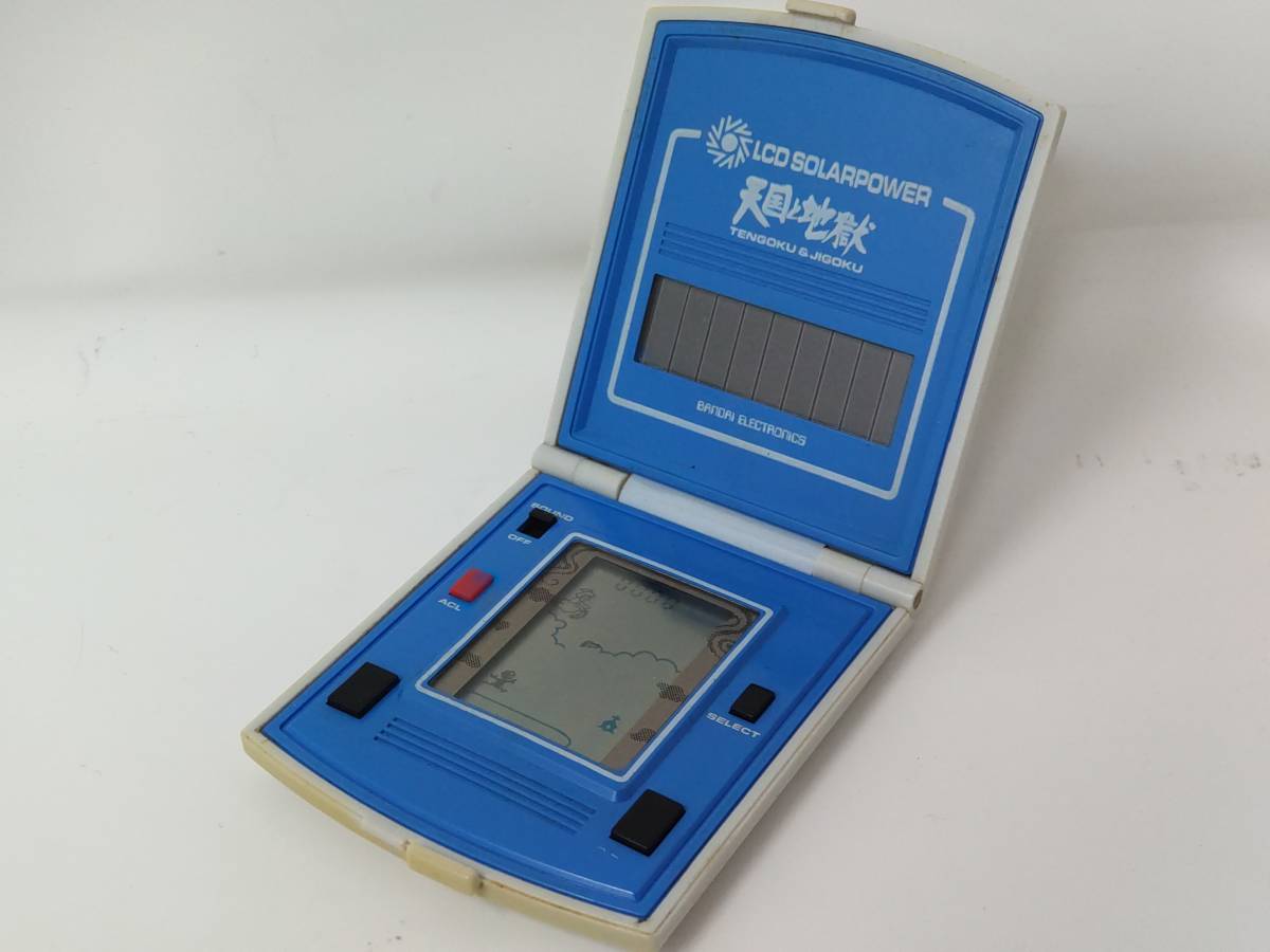 BANDAI LCD SOLAR POWER Bandai heaven country . ground .LCD game solar power 1982 year made 