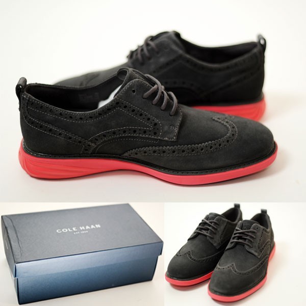 国内正規品 Cole Haan コールハーン グランドエボリューション ショートウィングチップ シューズ US7M 革靴