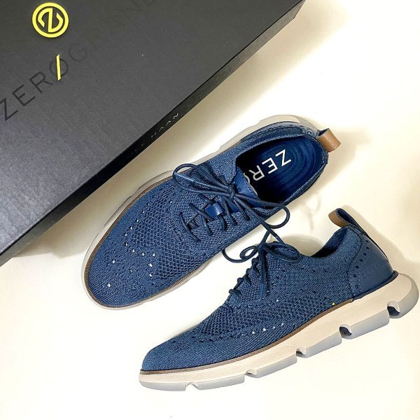 ★【定価38,500円 新品 送料無料】Cole Haan コールハーン ZEROGRND ゼログランド スティッチライト オックスフォード シューズ 24.5cm US7_画像1