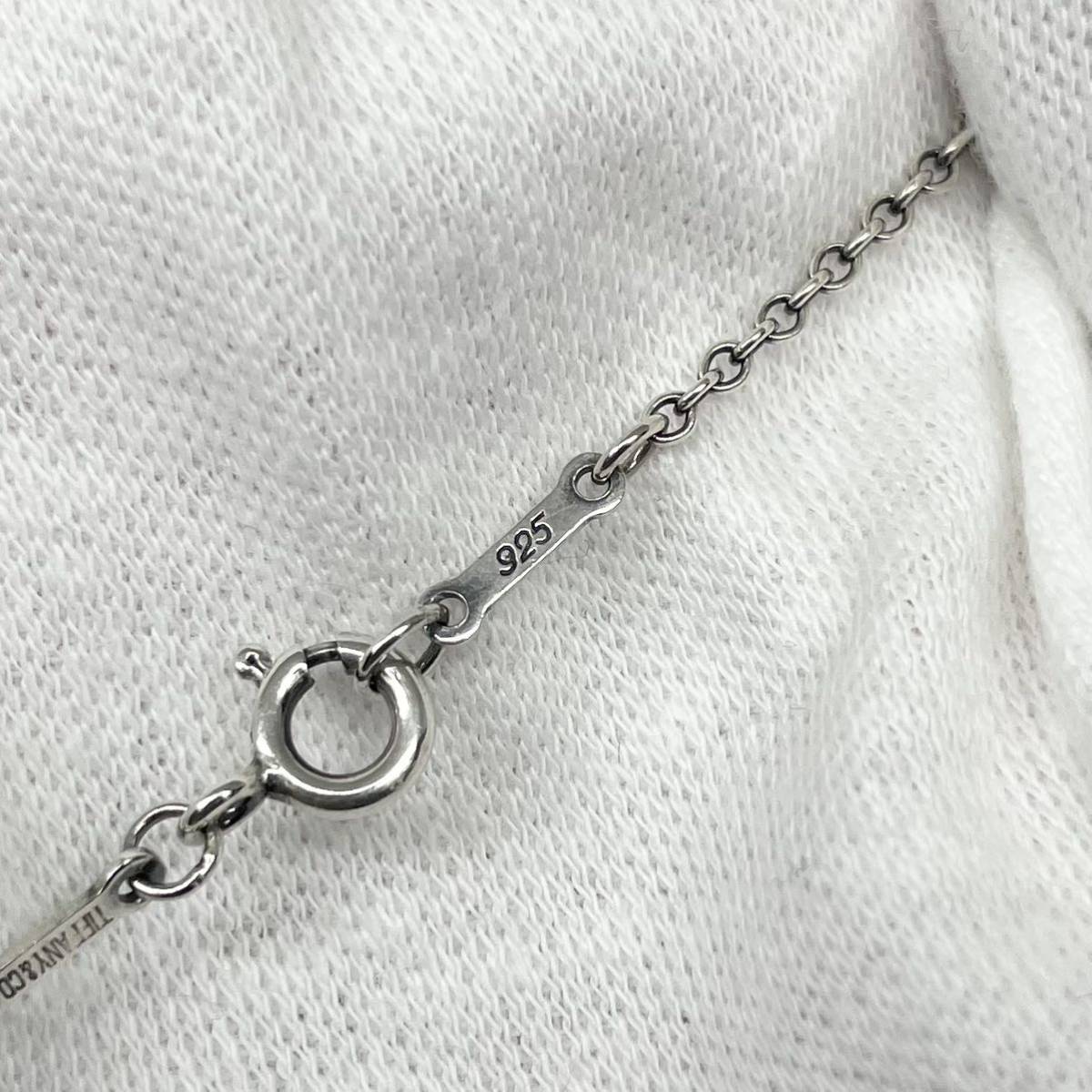 本物品質の 美品Tiffany オープンハート ネックレス オープンハート