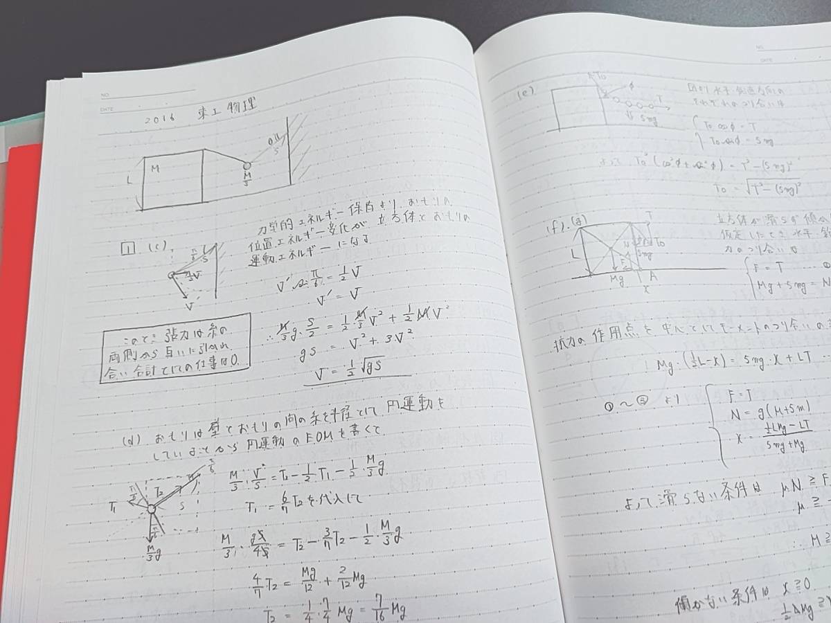 東進　東工大　過去問演習講座　板書ノート　鹿野先生　苑田先生　宮崎先生など　数学　物理　英語　鉄緑会　河合塾　駿台